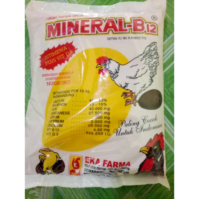 Mineral B12 untuk ayam