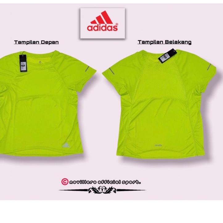 Kekinian Adidas Kaos Olahraga Wanita Running Senam Gym