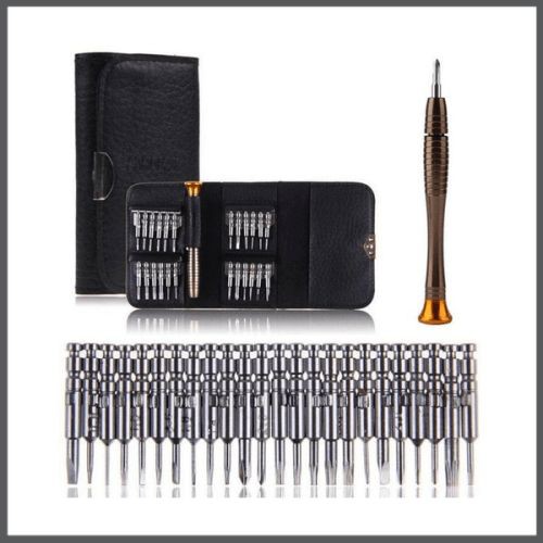 Obeng Torx set 25 in 1 kit Reparasi iPhone Xbox Macbook Apple Ps T2 T5 T6 P2 P5 Bintang 5 6 Kembang