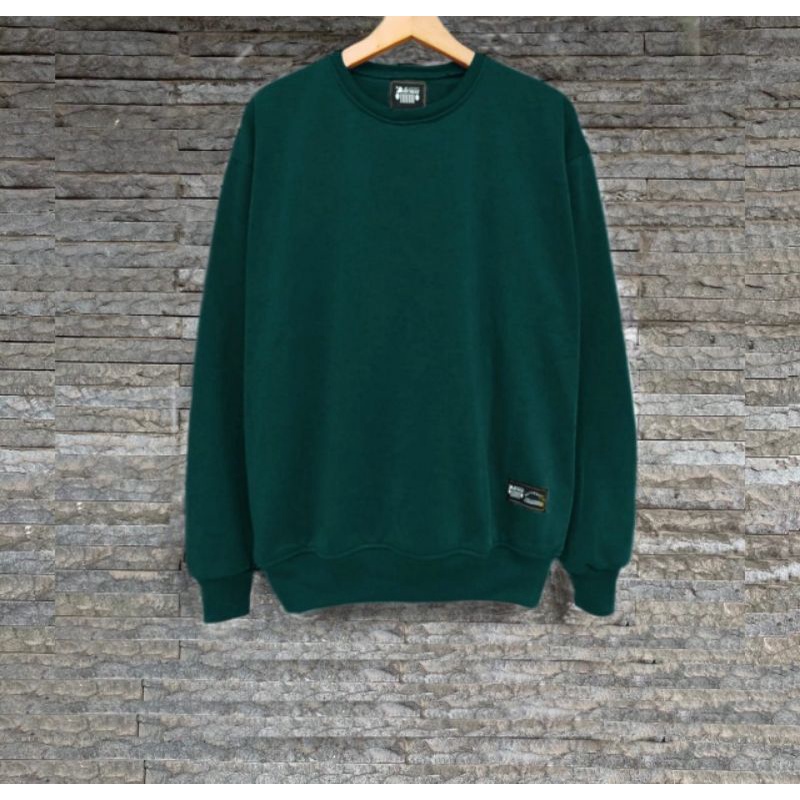 Sweater Crewneck Sweatshirt Polos Size M-XXL Cowok Cewe/Pria Wanita