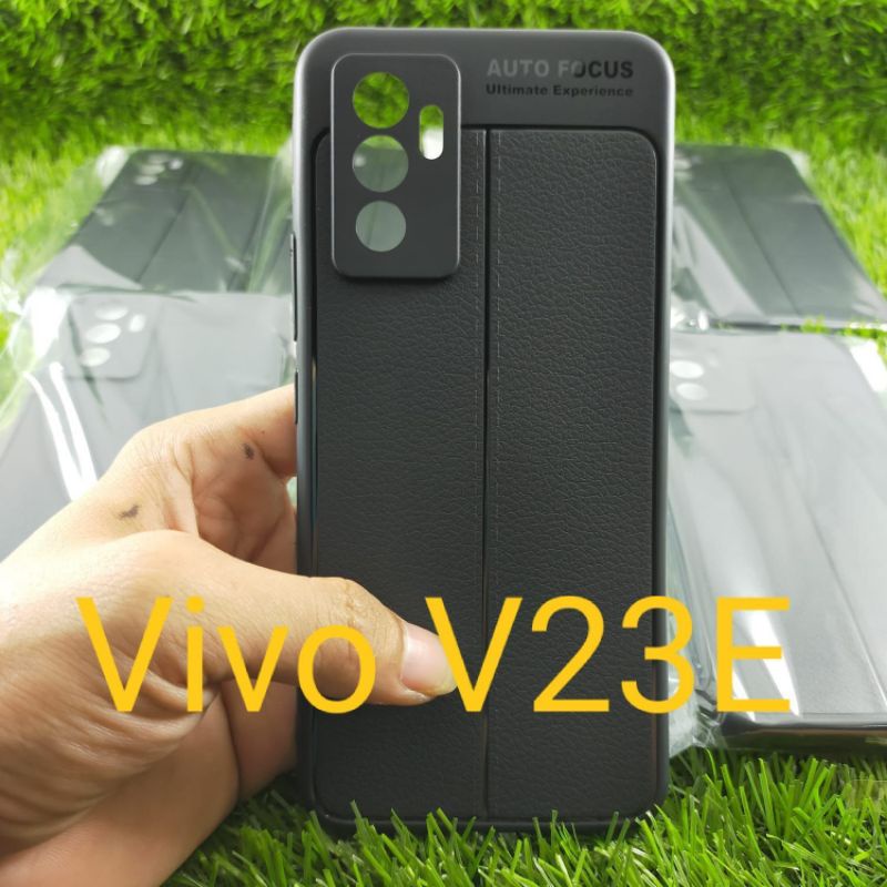 VIVO V23E Y15S 4G AUTO FOCUS SOFTCASE LEATHER CASE KULIT JERUK