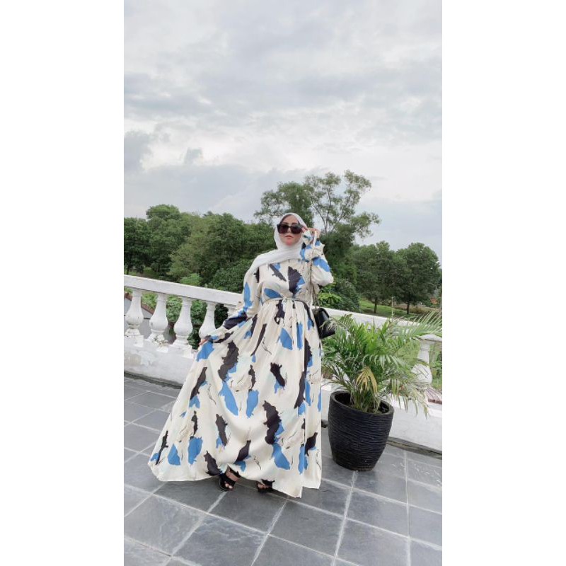 gamis RGB || gamis rayon uniqlo || homey dress