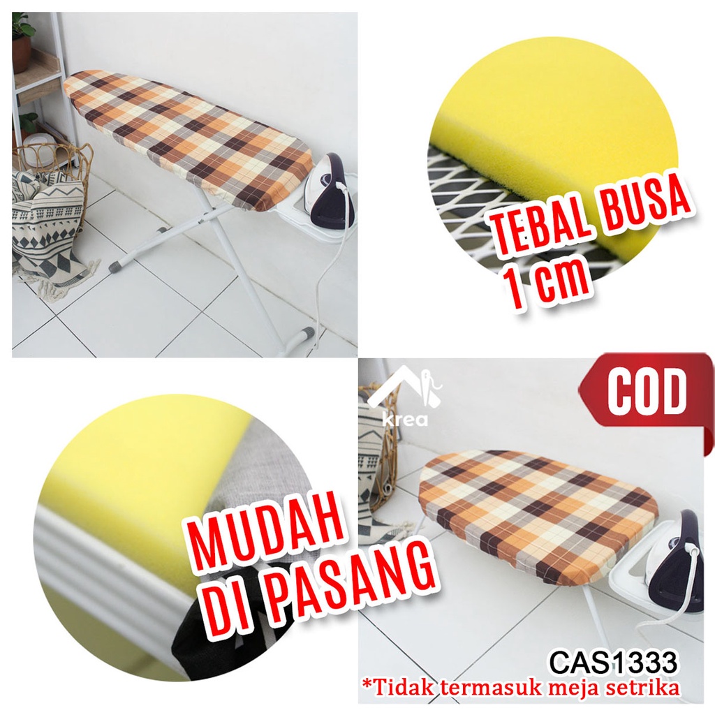 COVER MEJA SETRIKA KECIL DAN BESAR KRISBOW CAS1333 ( TANPA MEJA )