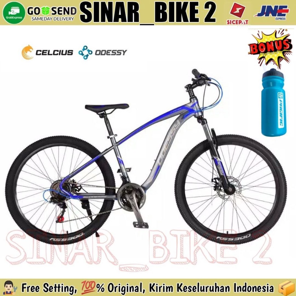 Sepeda Gunung MTB ODESSY TANK MT2488 &amp; 2788 Ukuran 24, 26, &amp; 27,5  Inch 21 Speed ( TIDAK ADA BONUS )