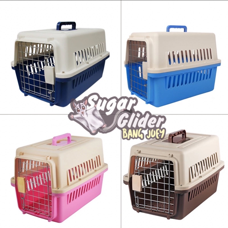 PET CARGO PETCARGO TAS CARRIER FREE + TRAY KANDANG TREVEL PETCARGO KUCING ANJING KENNEL BOX KELINCI KUCING ANJING MUSANG AYAM (01)