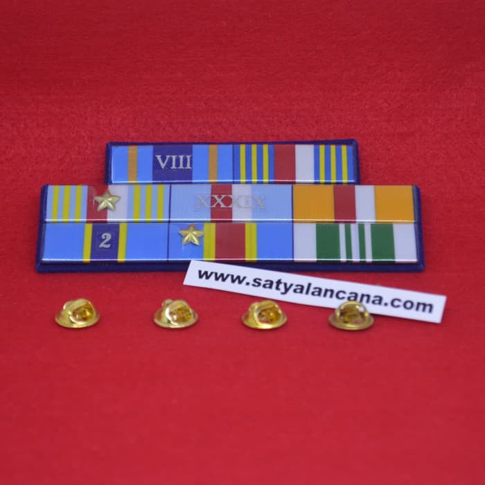 Satya Lencana TNI 8 Tahun Veteran Shanti Dharma UN Kongo Pakistan Wira Dharma Wira Nusa 8 Pita PDH