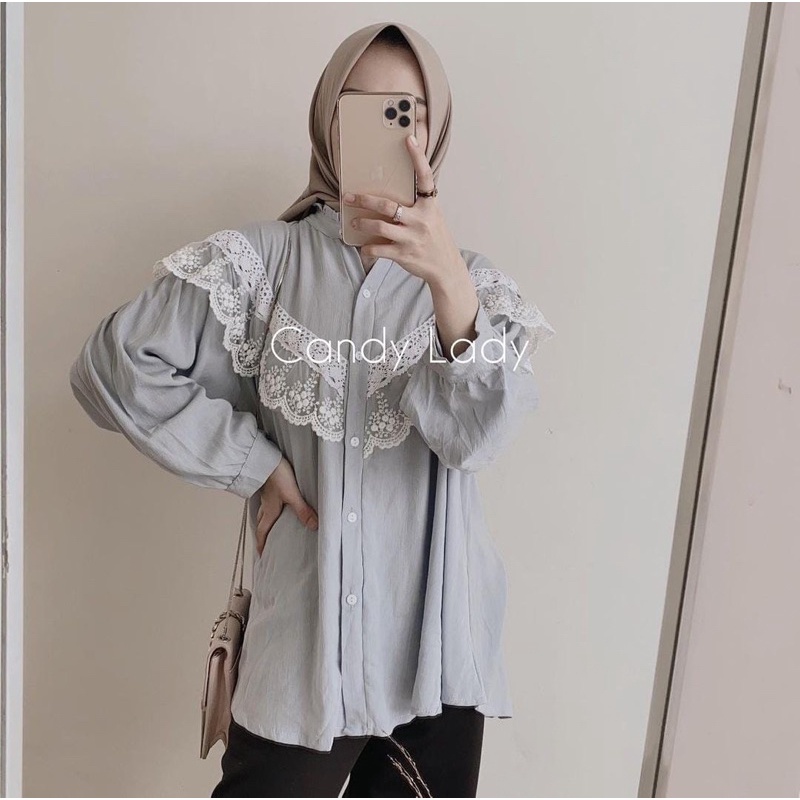 (RPA) BLOUSE GERINA RENDA REMPEL WOLFIS PREMIUM