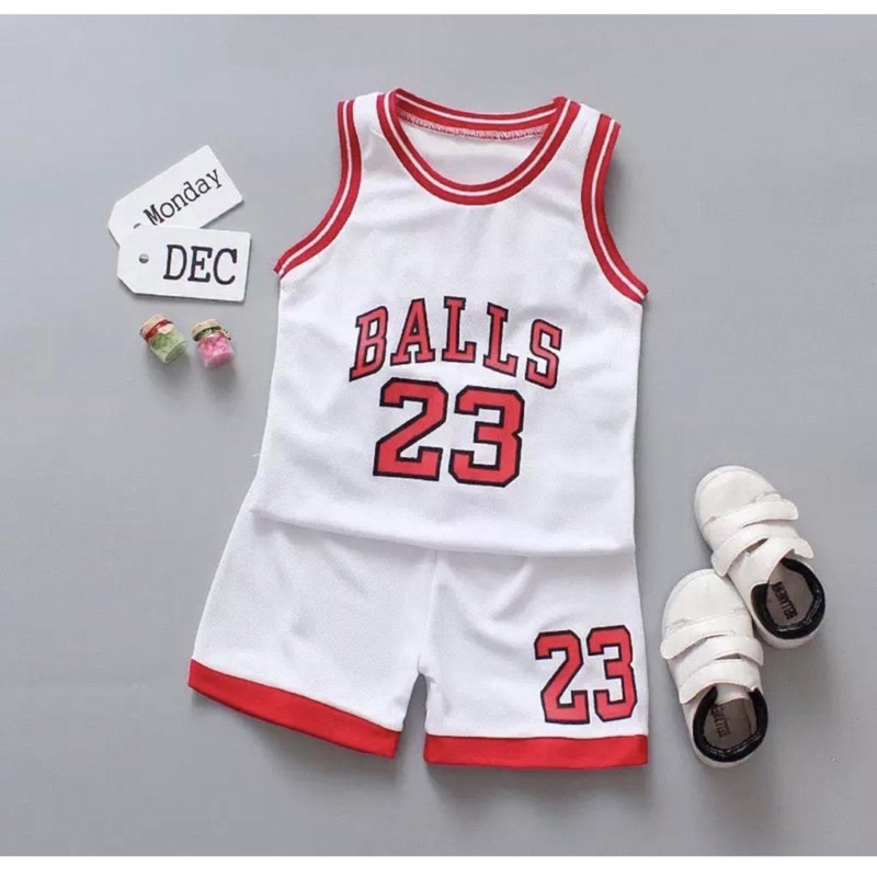 STELAN ANAK BASKET BALLS / BAJU OLARAGA ANAK 1-5 thun