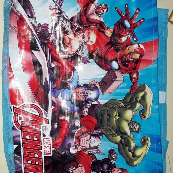 

goodie bag custom ulang tahun suvenir kado karakter Avengers