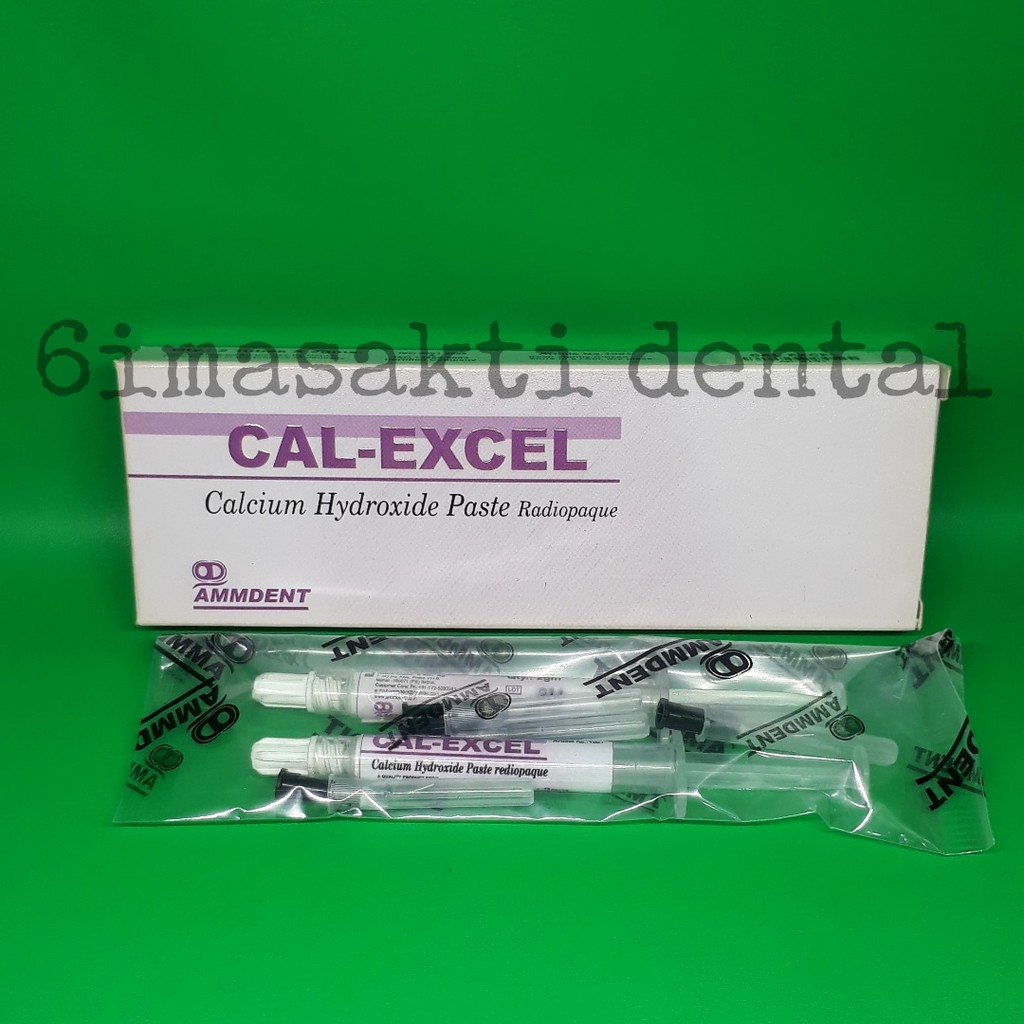 

DENTAL CAL EXCEL MURAH. CALCIUM HYDROXIDE PASTE. BAHAN PENGISIAN SALURAN AKAR