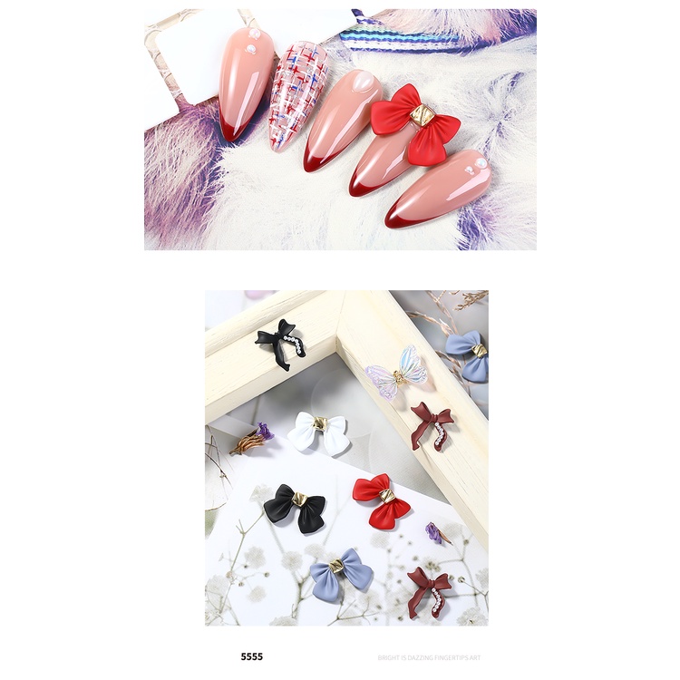 MSY JAPAN NAILS BOW 3D PREMIUM / hiasan pita nailart gaya jepang rhinestone nail charm nail acc wheel