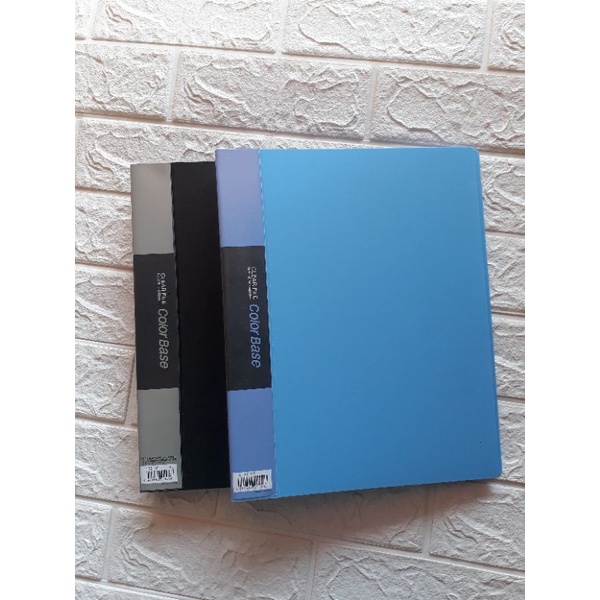 

King Jim Clear File Color Base 132-3C A4-S Ukuran A4 Isi 60 Pockets