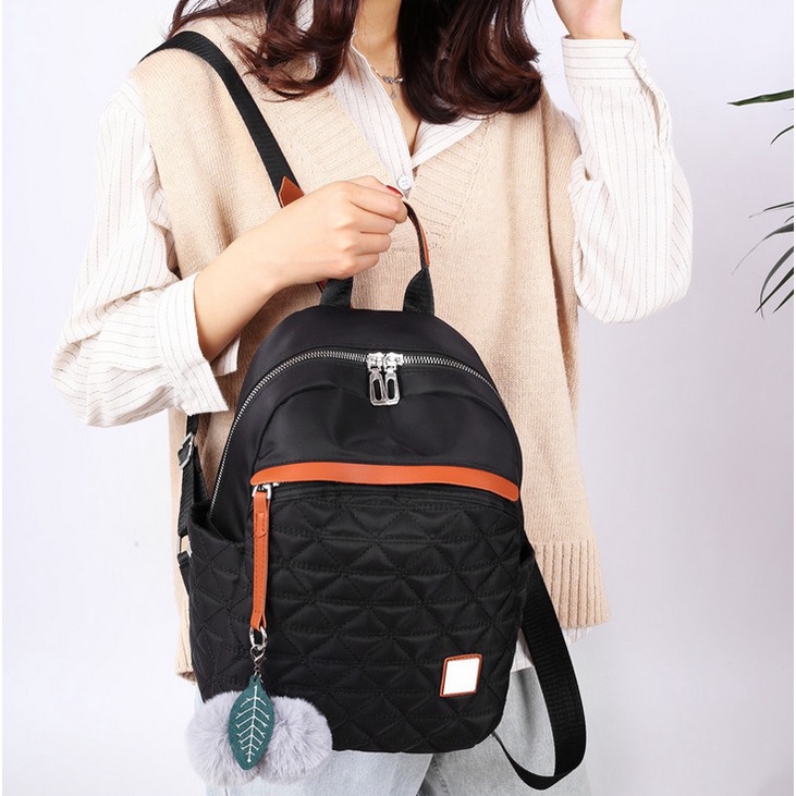 BJ81656 - BLACK/BLUE/GREEN/RED - TAS RANSEL PUNGGUNG BACKPACK TERBARU TAS KULIAH TAS SEKOLAH IMPORT TERMURAH TERLARIS BAGSTORE JAKARTA FASHION WANITA GT1656