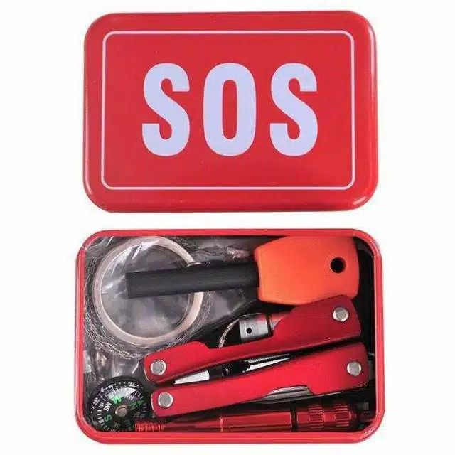 [ACM 768] S0S Emergency Survival Kit Multifunction