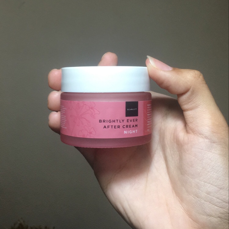 [COD] SCARLETT WHITENING BRIGHTLY EVER AFTER NIGHT CREAM - Mencerahkan Kulit Wajah Secara Merata