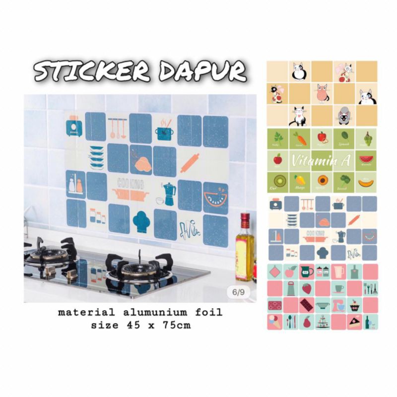 walpeper dinding dapur