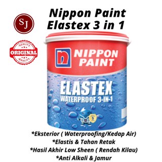 CAT ELASTEX WATERPROOF (Pelapis Anti Bocor) NIPPON PAINT - 1 KG