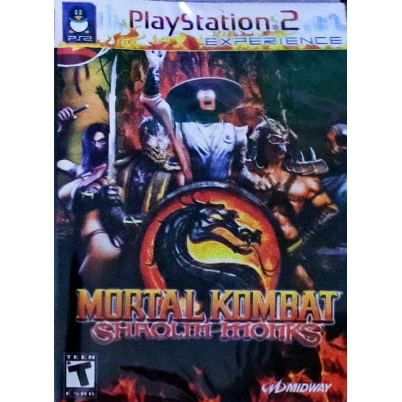 Kaset Ps2 Mortal Kombat Shaolin monk