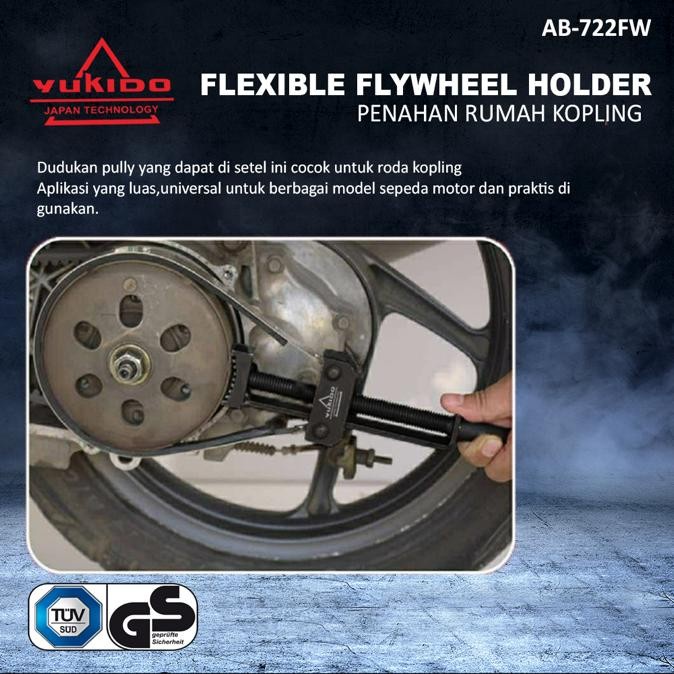 KUALITAS TERJAMIN yukido Kunci Tahanan Magnet Kunci Penahan Rumah Kopling Kunci CVT Universal Flexible Flywheel Holder