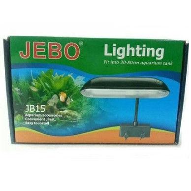 Lampu Jepit Aquarium Akuarium JEBO JB15 JB-15 PL 13 Watt Hemat Energi