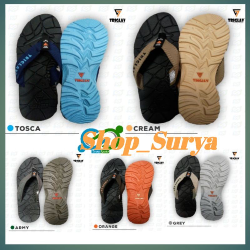 [BISA COD] Sandal Jepit TRIGLAV Original 100% Super Premium / Sendal Outdoor TRIGLAV premium