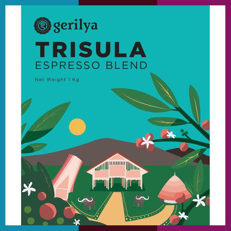 

Trisula Espresso Blend 100% Arabica 1Kg