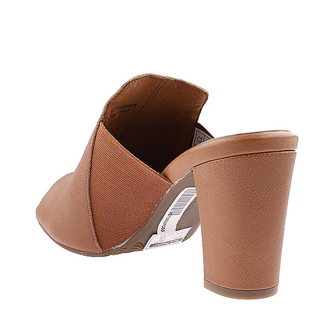 SEPATU SANDAL HEEL KULIT HUSH PUPPIES HEELS WANITA BRANDED COKLAT HW05