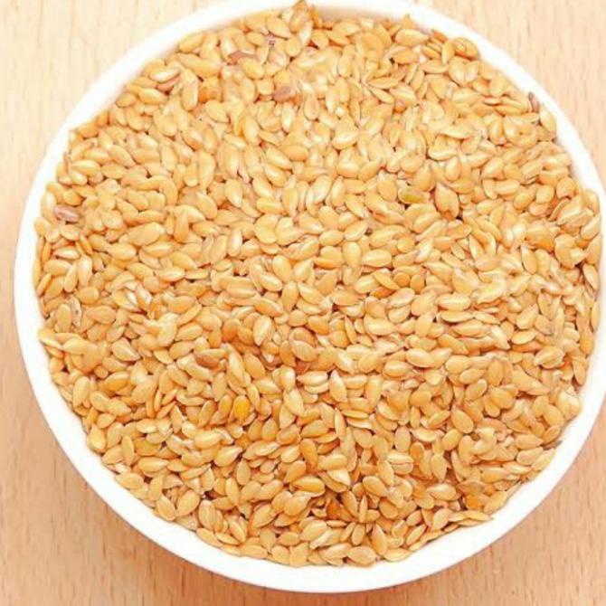 

Organic Golden Flax Seed 1Kg ( Biji Rami Kuning ) Import Australia