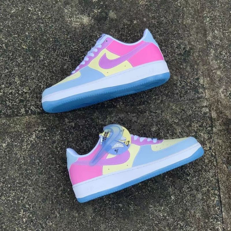 Air Force 1 UV Reactive Swoosh Kualitas Impott