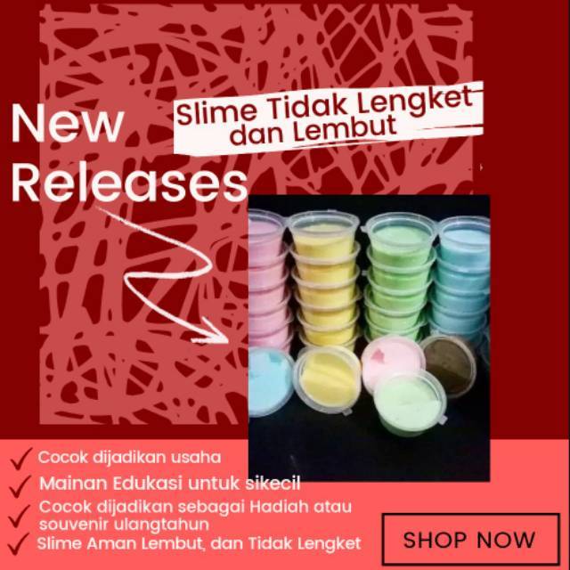Slime / Slime Cup / Grosir Slime cup murah ±25ml