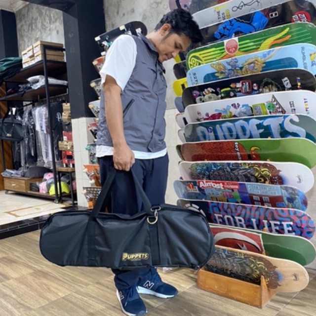 Puppets skatebag tas skateboard kombo hemat