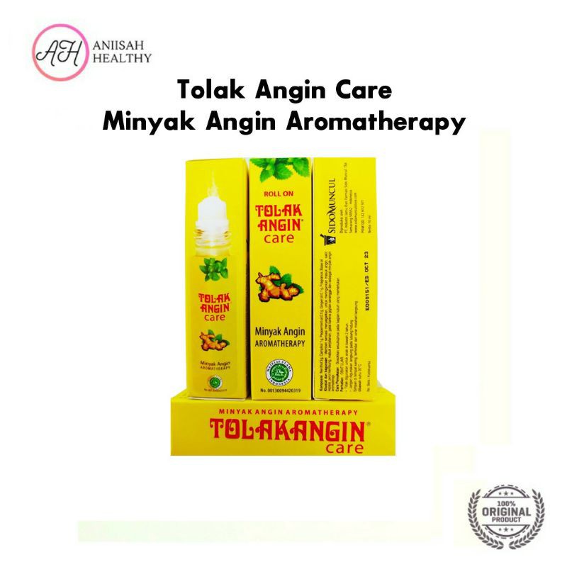 Tolak Angin Care / Minyak Angin Aromatherapy / Minyak Jahe / Minyak Peppermint / Minyak Angin