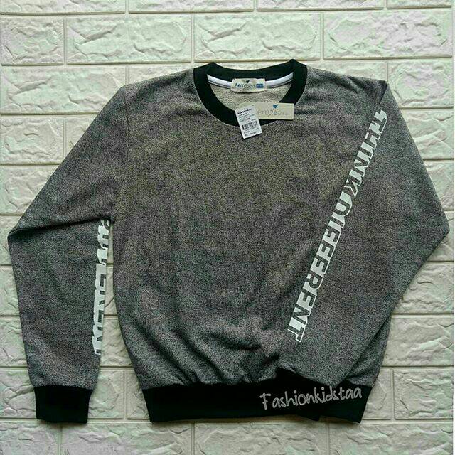 SWEATER ANAK laki laki AERO BOYS grey