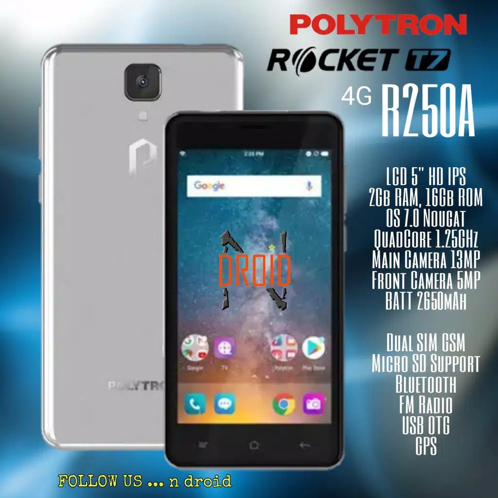 Ram 2gb Polytron Rocket T7 R250a Hp Android 4g 5 Ram 2gb Rom 16gb Hp Polytron R250a Shopee Indonesia