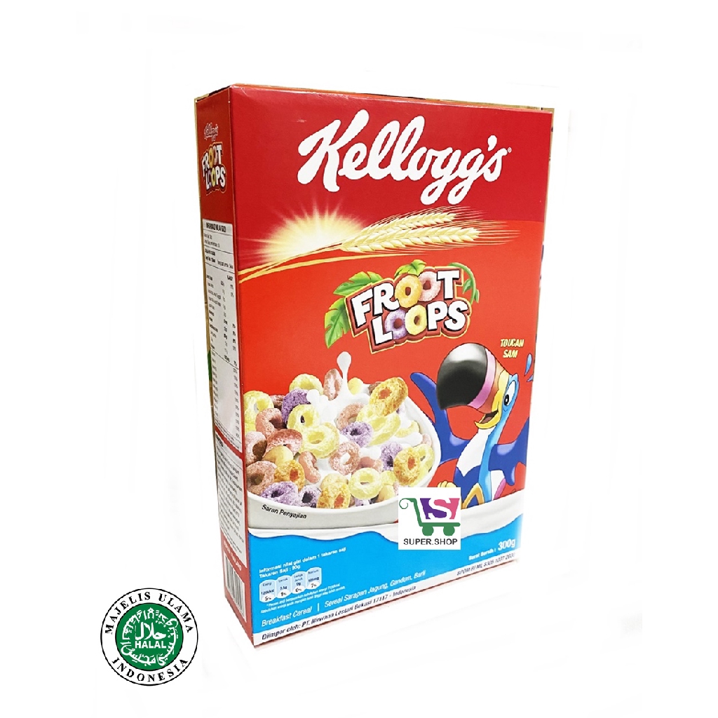 Kelloggs Froot Loops Sereal 300 Gram