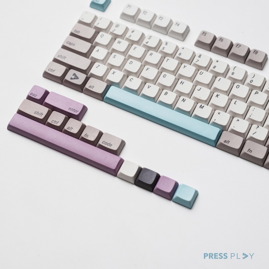 Press Play Flux PBT Double Shot Keycaps 115 Set XDA Profile