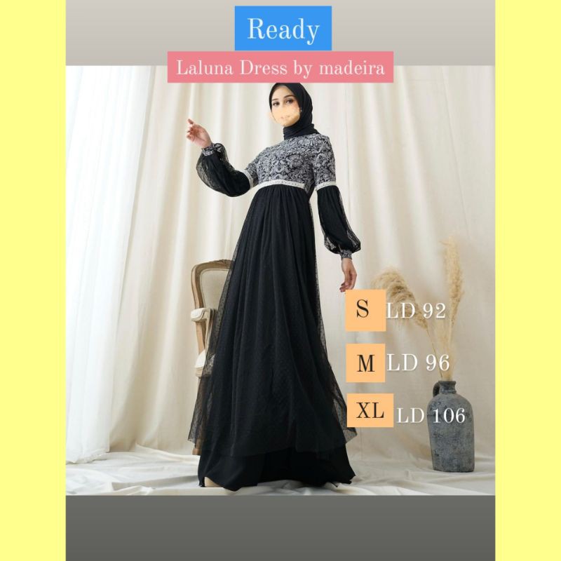 laluna dress by madeira , gamis cantik terbaru