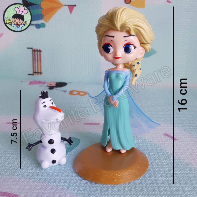 Topper Cake Birthday Frozen Hiasan Kue Tart Ulang Tahun Elsa Olaf