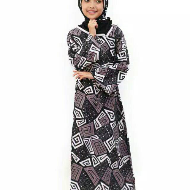 Gamis muslim batik anak Motiv Acak kualitas original