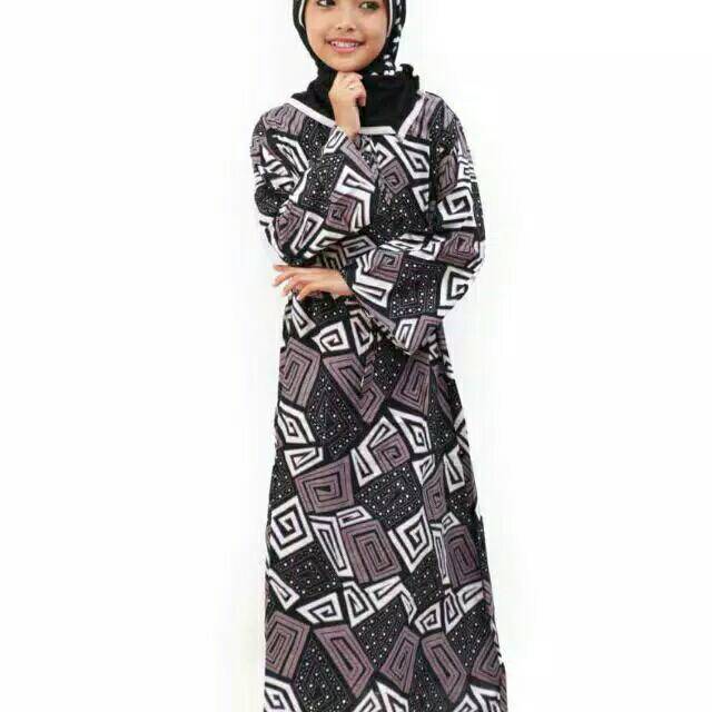 Gamis muslim batik anak Motiv Acak kualitas original