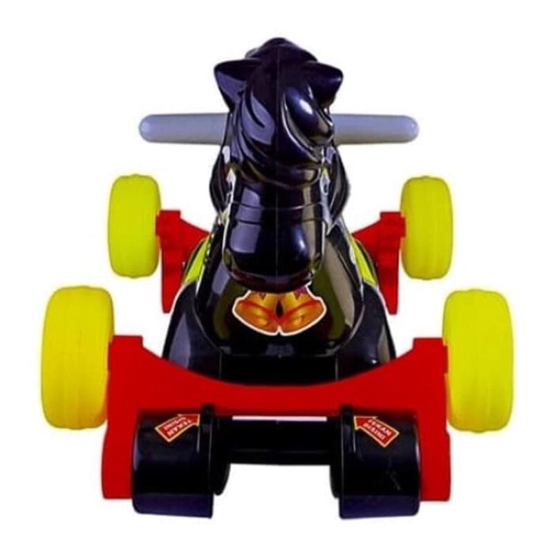 Mainan Anak Kuda Duduk Dorong bisa goyang HITAM