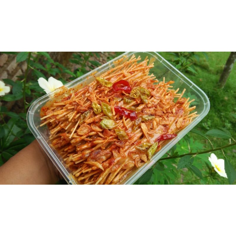 

Mie Lidi kecil bumbu basah