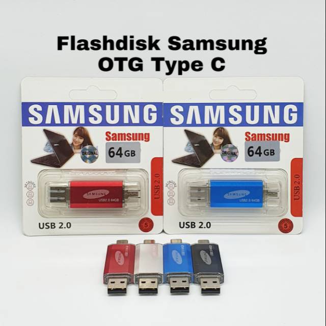 Flashdisk USB Data OTG Samsung 64 GB Flashdrive Type-C