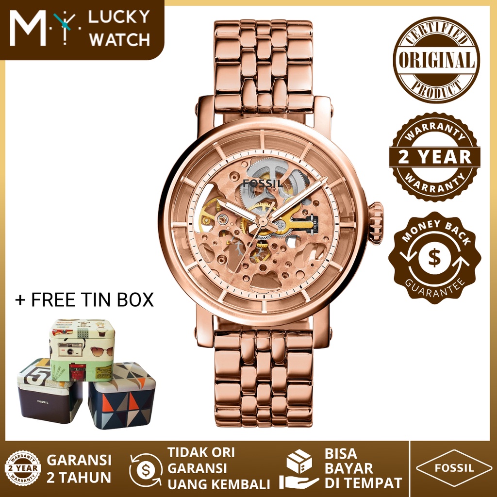 [ ORI - GARANSI ] JAM TANGAN WANITA BOYFRIEND SERIES AUTOMATIC ME 3065 ME3065