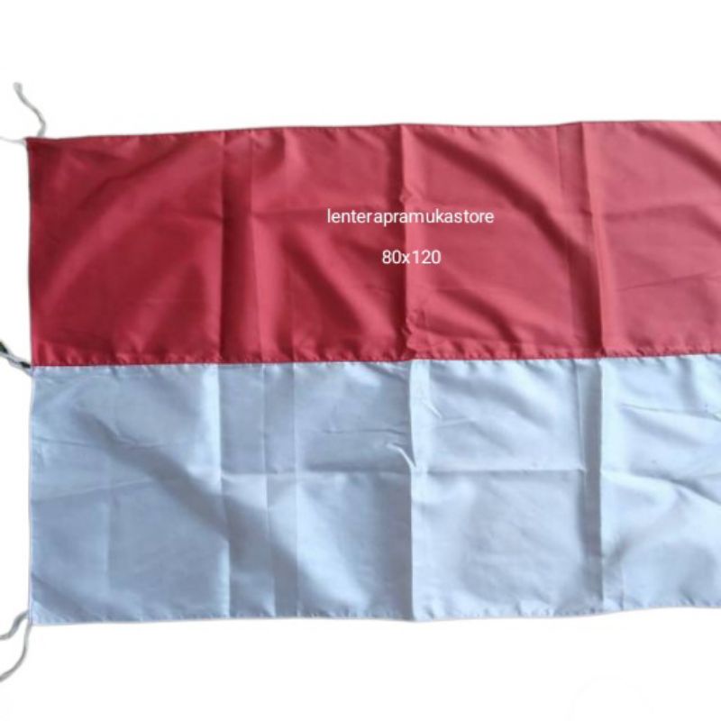 Bendera Merah Putih Saten (ecer) / Bendera Merah Putih80x120 / Bendera Merah Putih