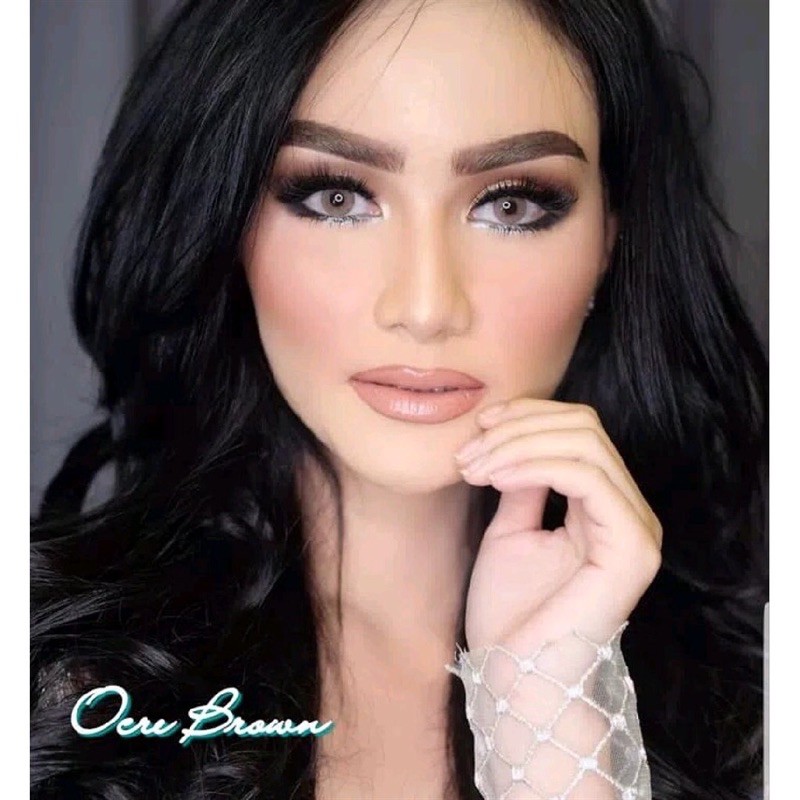 Softlens Dubai ocre brown & caramel brown Normal & minus