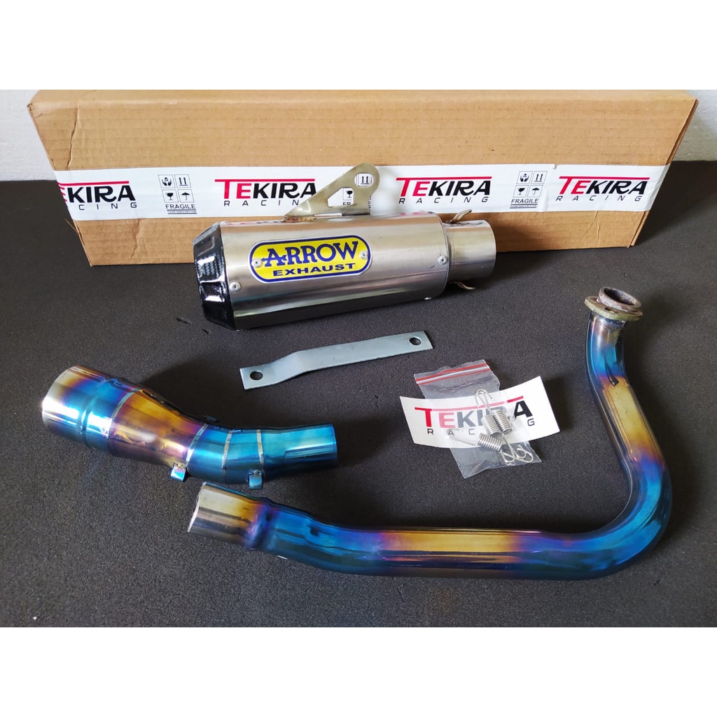 Knalpot Racing Bluemoon Arrow Arow Pro Race Short Beat Sporty CBS ISS Street Deluxe Esp Pop Vario 11