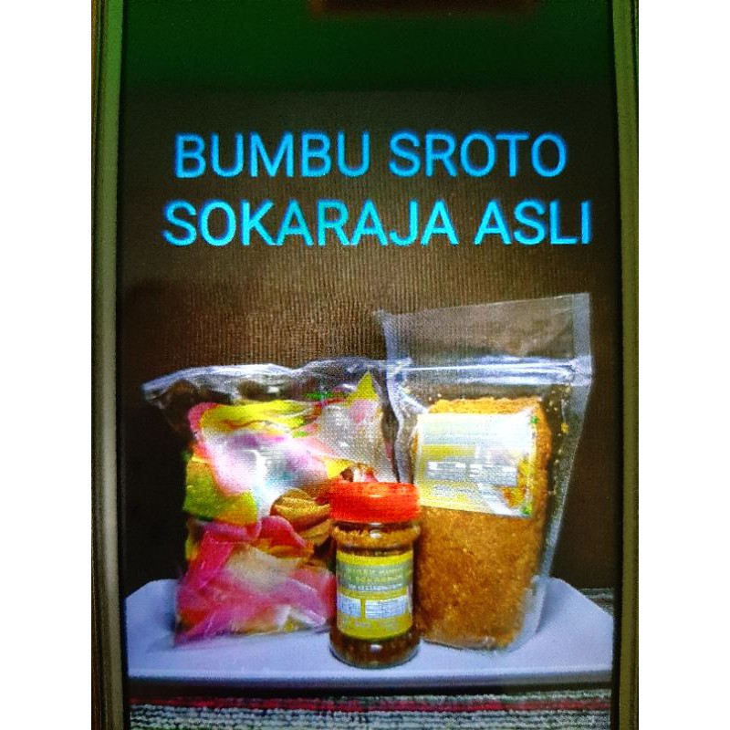 

Bumbu Sroto Sokaraja Asli