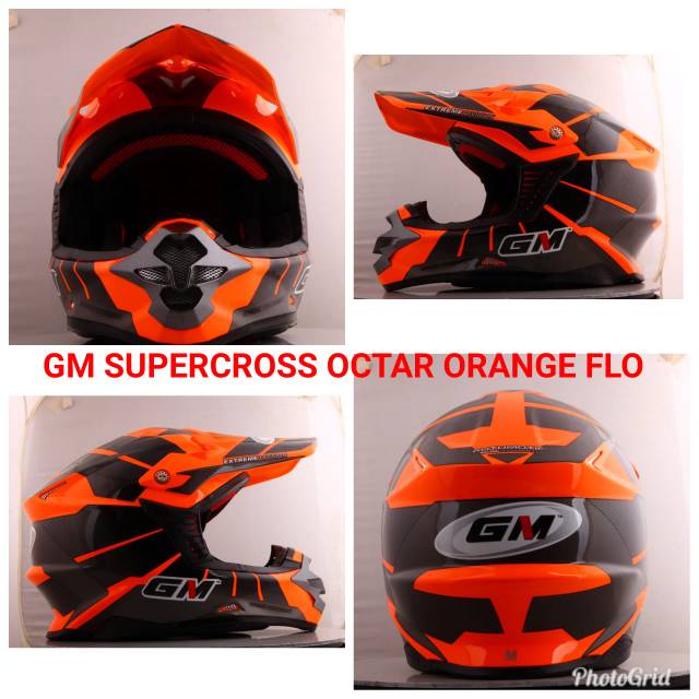 HELM GM CROSS OCTAR ORANGE FLUO