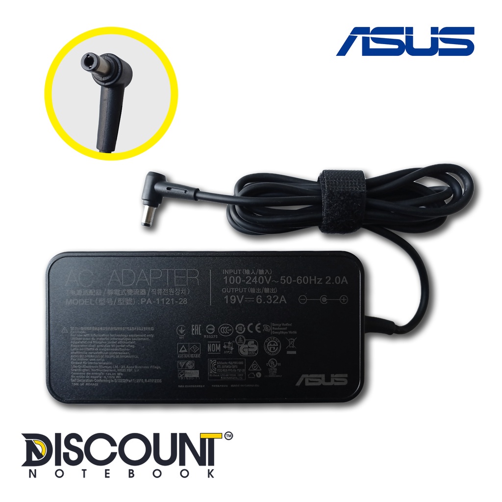 Adaptor Charger Laptop Asus G73SW ROG GL551JW FX705DY-AU016T A15-120P1A UX533 UX534 (19V 6.32A)